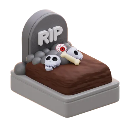 Cementerio  3D Icon