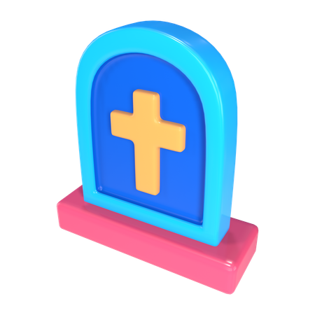 Cementerio  3D Icon