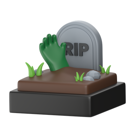 Cementerio  3D Icon