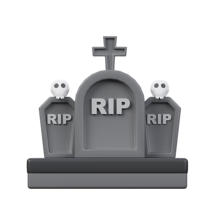 Cementerio  3D Icon