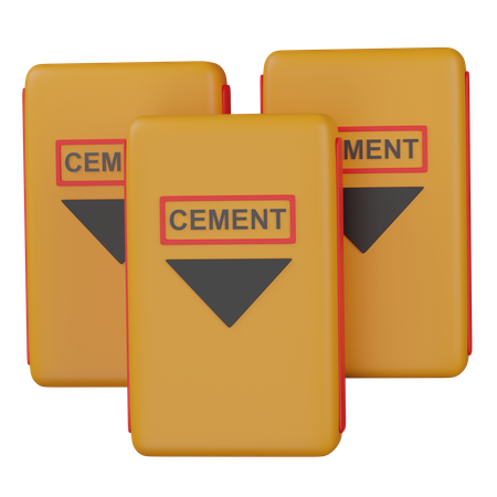 Cemento  3D Icon