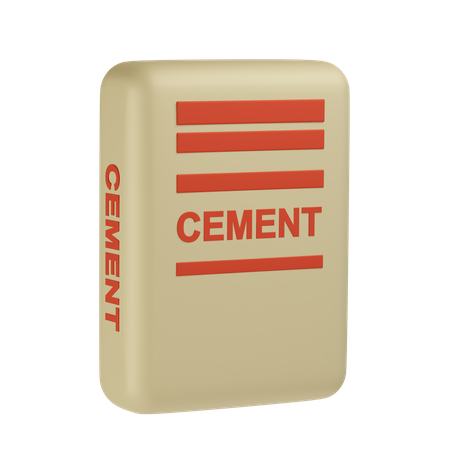 Cemento  3D Icon