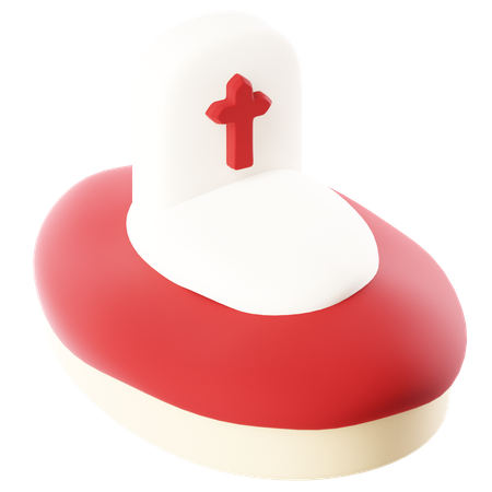 Cemetery  3D Icon