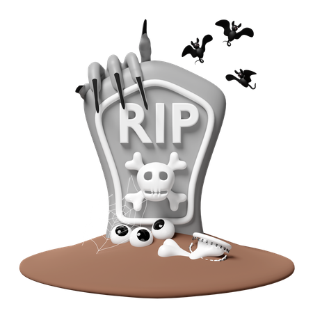 Cemetery  3D Icon