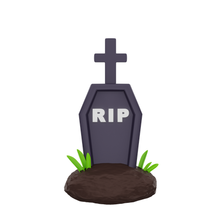 Cemetery Graveyard Halloween 3D Icon