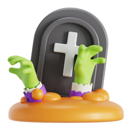 Cemitério  3D Icon