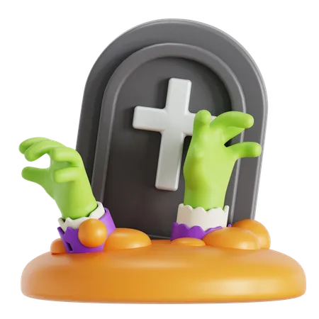 Cemitério  3D Icon