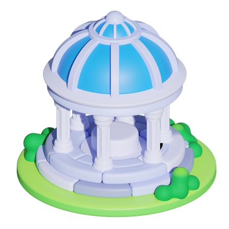 Kiosko  3D Icon