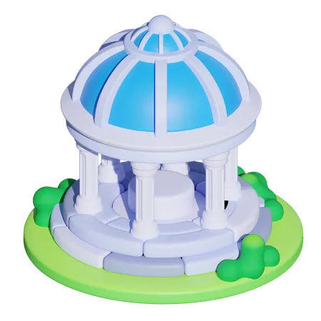 Kiosko  3D Icon