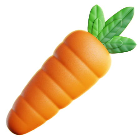 Cenoura  3D Icon