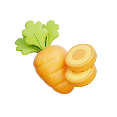 Cenoura  3D Icon