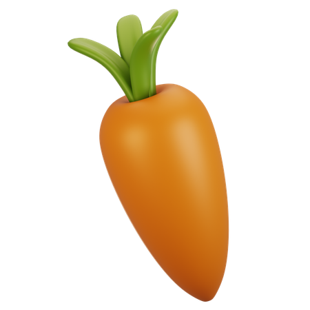 Cenoura  3D Icon