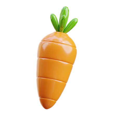 Cenoura  3D Icon