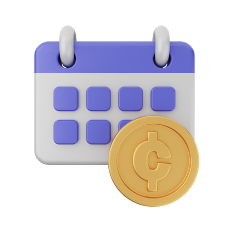 Cent Calendar  3D Icon