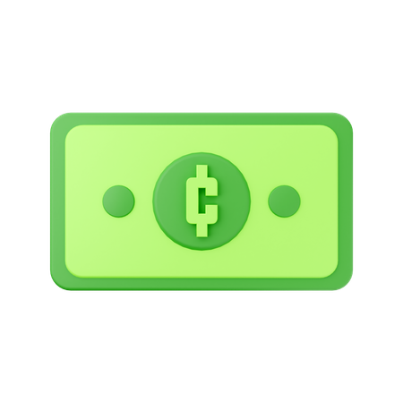 Cent Currency  3D Icon
