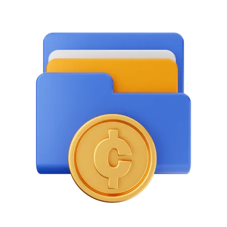 Fichier de centimes  3D Icon