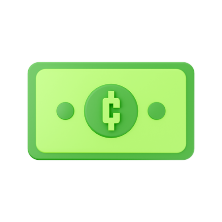 Cent-Währung  3D Icon