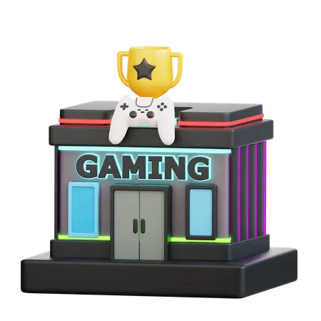3 D Gaming Centre Illustration 3D Icon