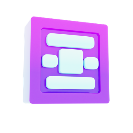 Center Image  3D Icon