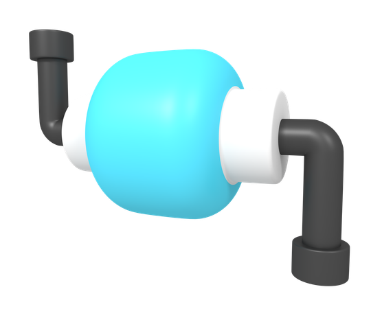 Center pipe connection  3D Icon