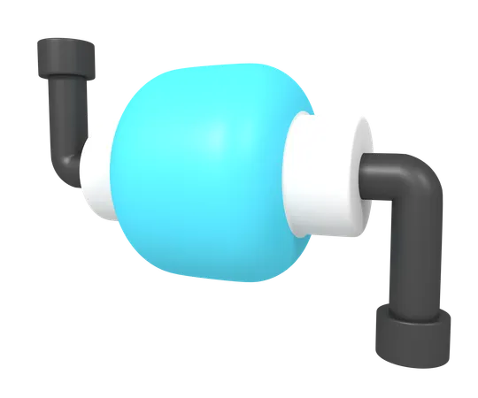 Center pipe connection  3D Icon