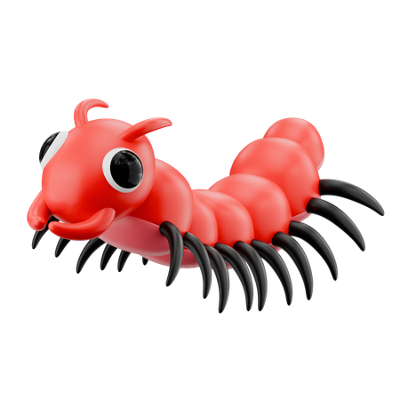 Centipede  3D Icon