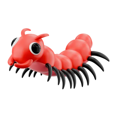 Centipede  3D Icon