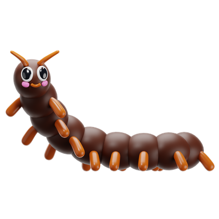Centipede  3D Icon
