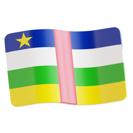 Central African Republic  3D Icon