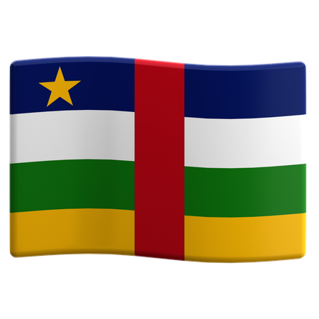 Central african republic  3D Icon