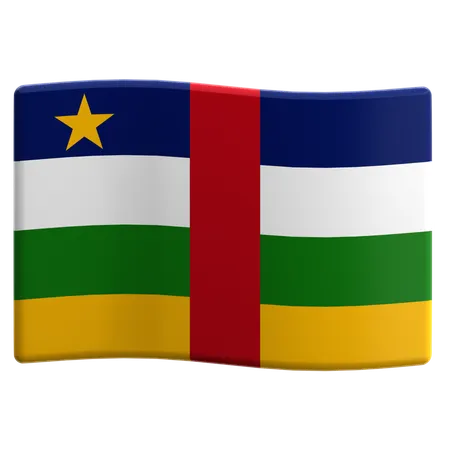 Central african republic  3D Icon