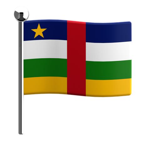 Central african republic  3D Icon