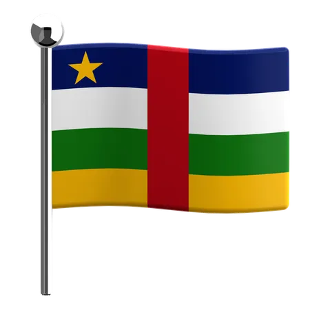 Central african republic  3D Icon