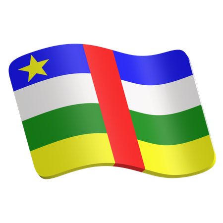 Central African Republic  3D Icon