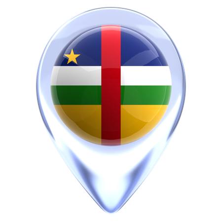 Central african republic  3D Icon