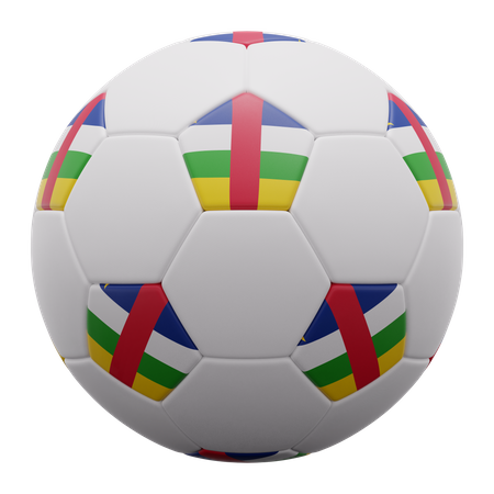 Central African Republic Ball  3D Icon