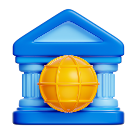 Central Bank  3D Icon