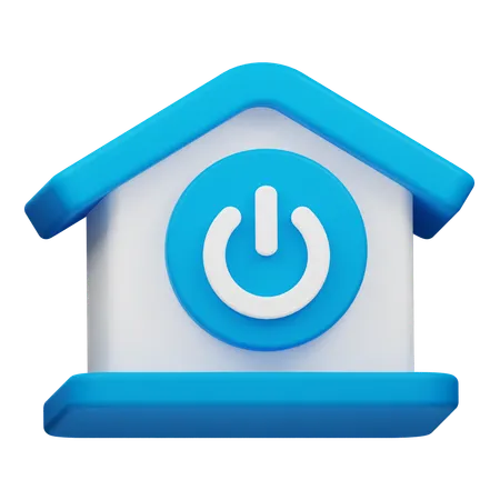 Casa de poder  3D Icon