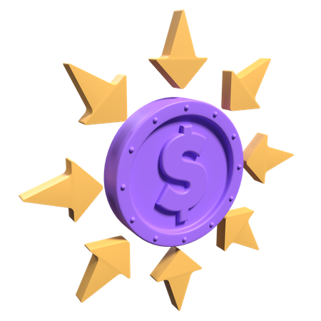 Central Money  3D Icon