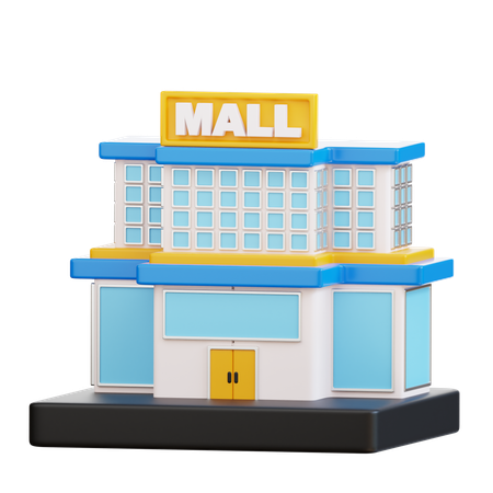 Centre commercial  3D Icon