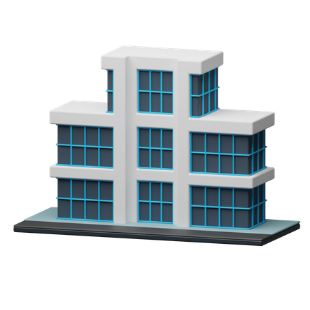 Bâtiment du centre commercial  3D Icon