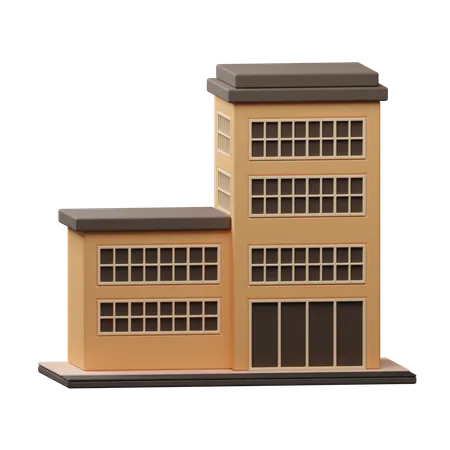 Bâtiment du centre commercial  3D Icon