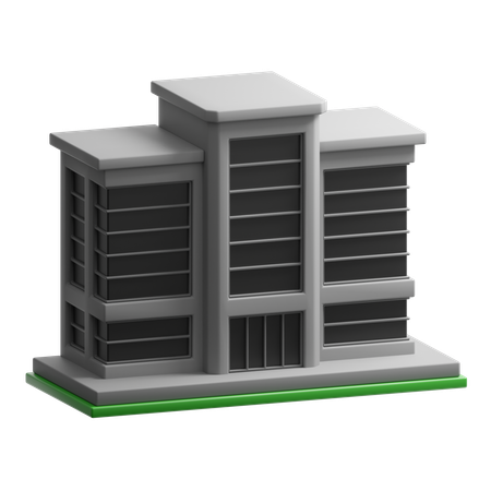 Bâtiment du centre commercial  3D Icon