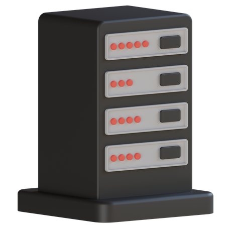 Centre de données  3D Icon