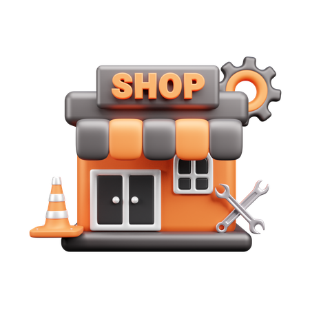 Centre de service  3D Icon