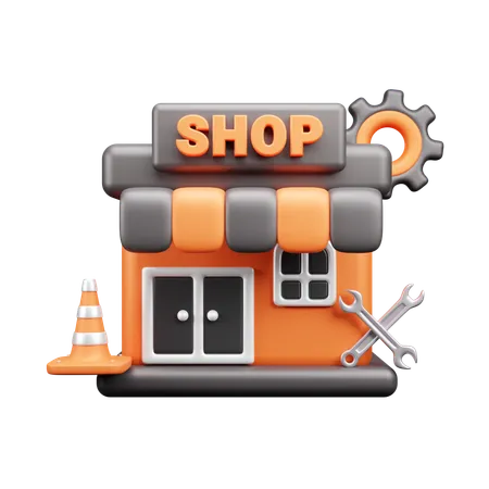 Centre de service  3D Icon