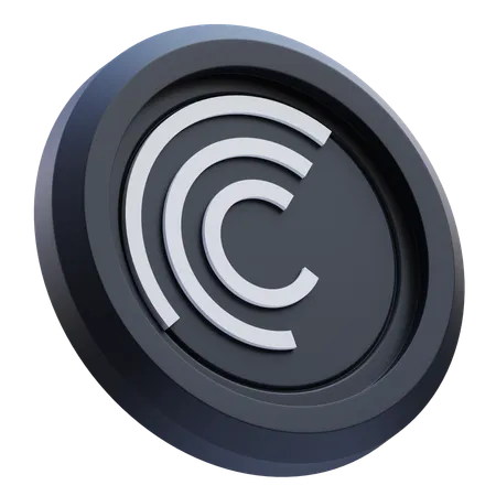 Centrifuge Cryptocurrency  3D Icon