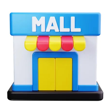 Centro comercial  3D Icon