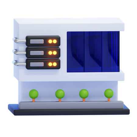 Centro de dados  3D Icon