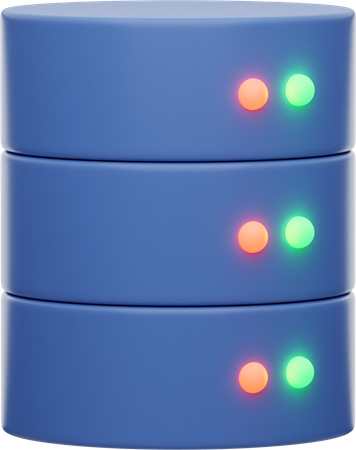 Centro de dados  3D Icon